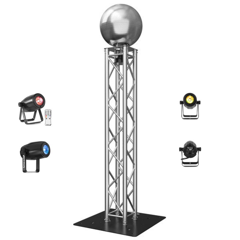 BOULE À FACETTES DISCO TWISTER